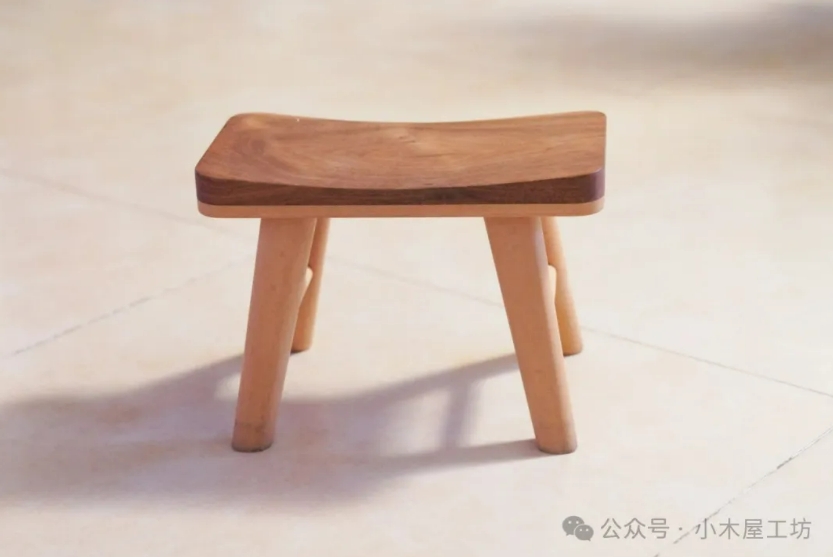 拼色矮凳